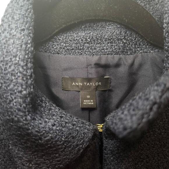 Ann taylor black tweed blazer - Picture 3 of 4